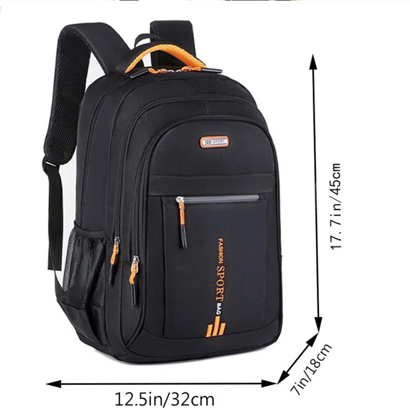 Ladies' Backpack, Female Korean Version, Trendy Large Capacity, High School, Middle School, Student Backpack, Travel Bag, Comput
