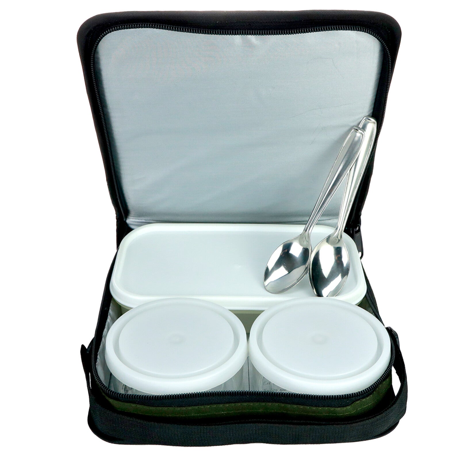 Lunch Bag Adults Children Kids Tiffin Stackable Picnic School Food Storage Box