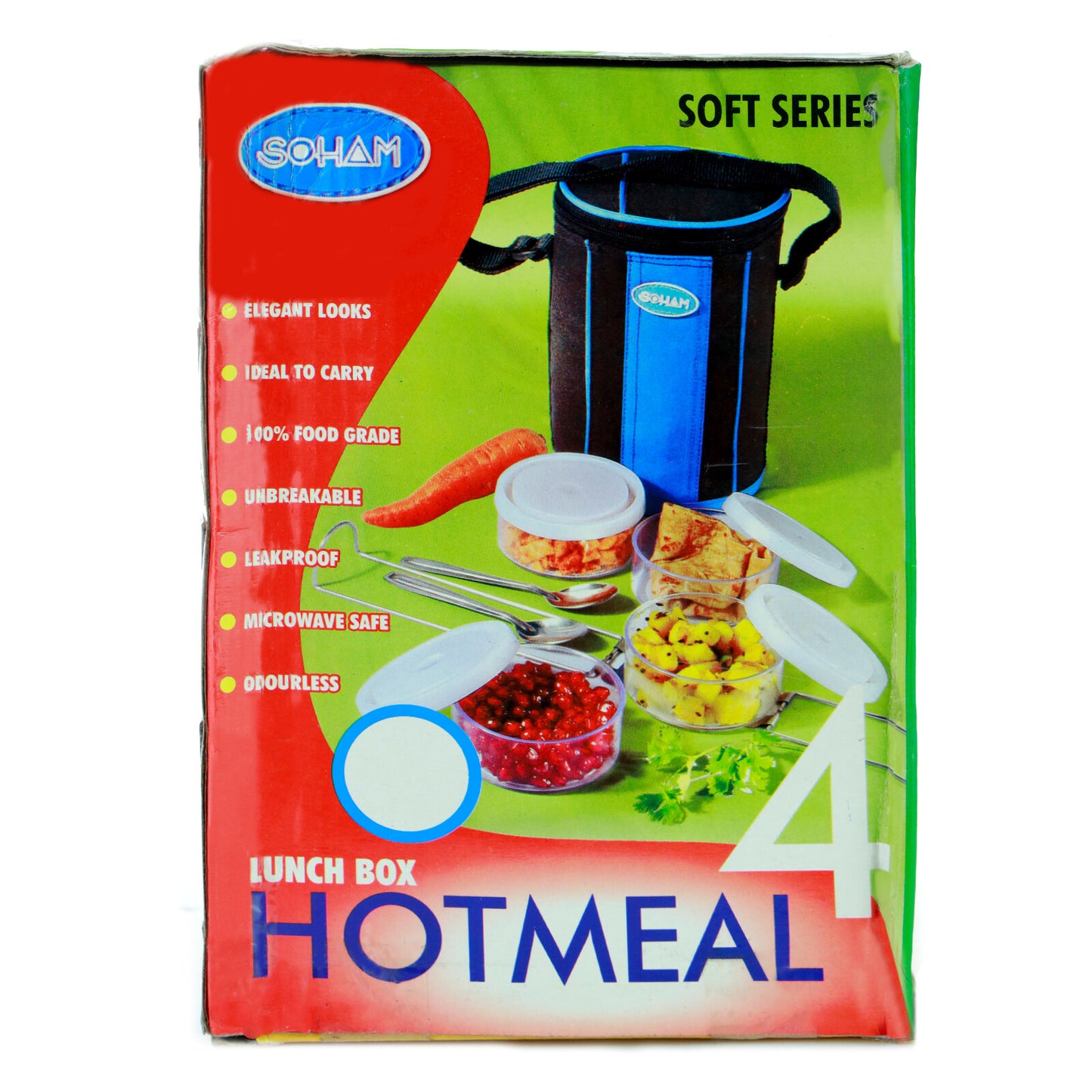 Lunch Bag Adults Children Kids Tiffin Stackable Picnic School Food Storage Box