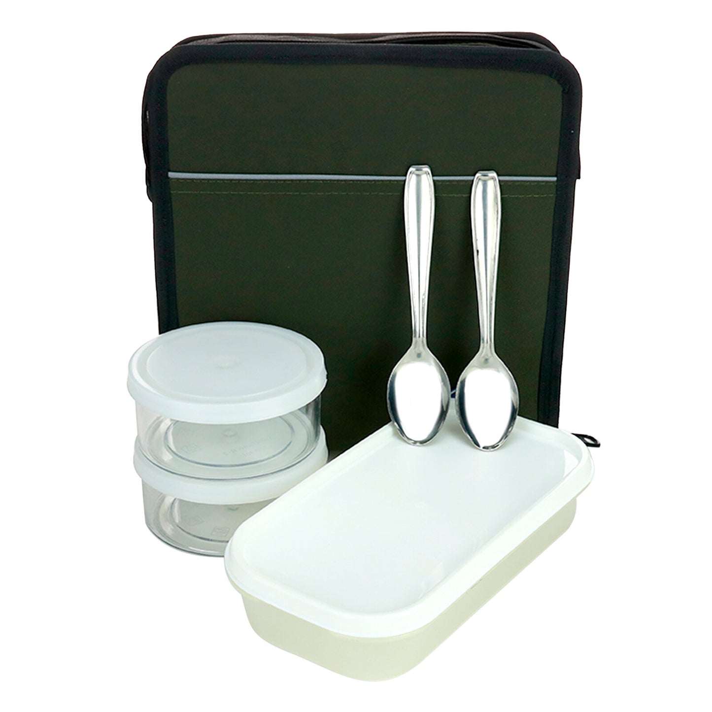 Lunch Bag Adults Children Kids Tiffin Stackable Picnic School Food Storage Box