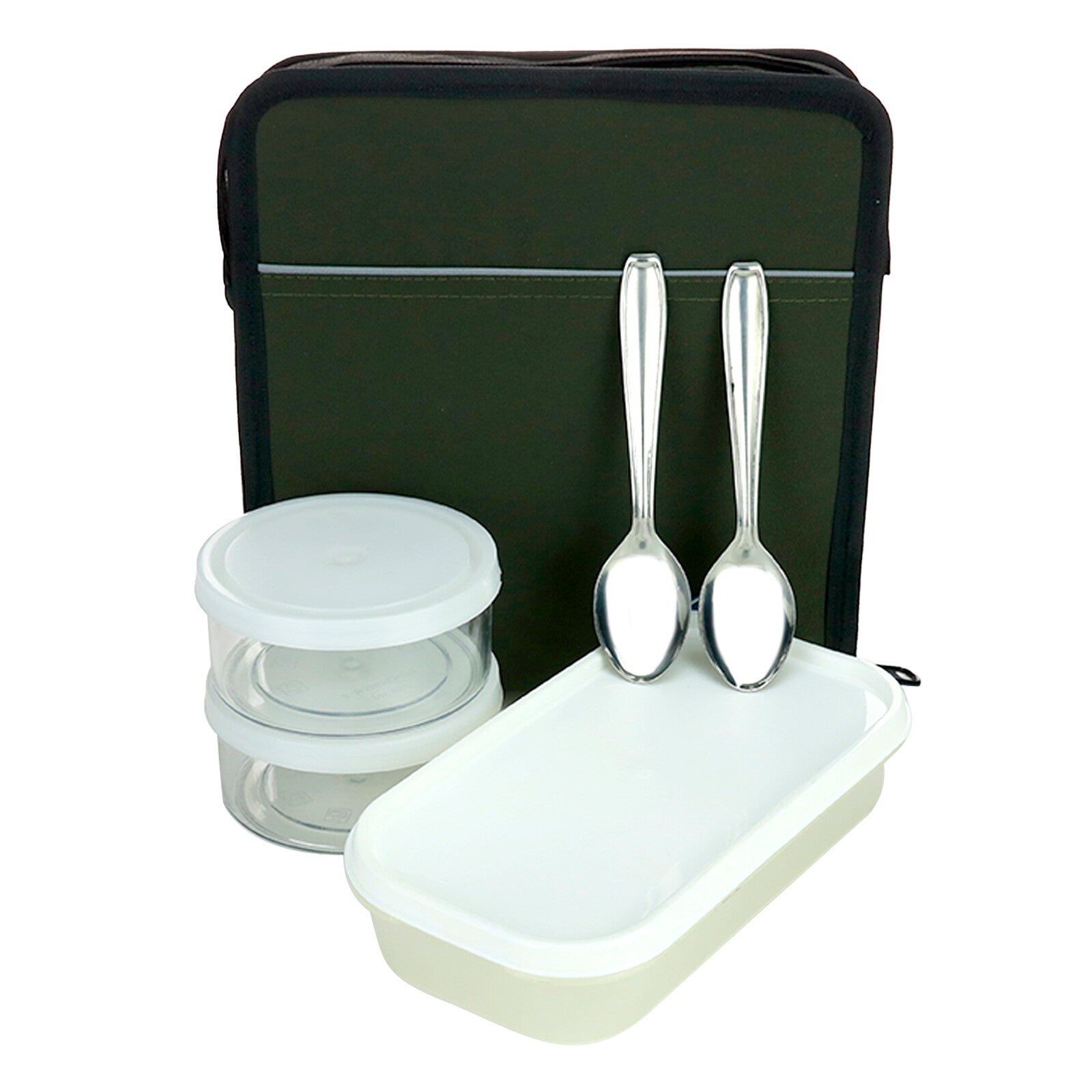 Lunch Bag Adults Children Kids Tiffin Stackable Picnic School Food Storage Box
