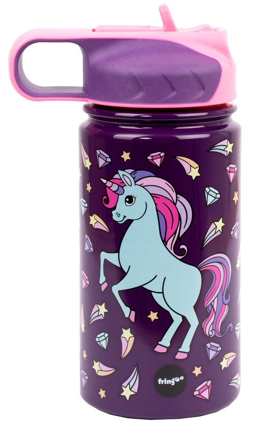 Kids Stainless Steel Bottle with Straw BPA Free 350 Ml Insulated Double Wall