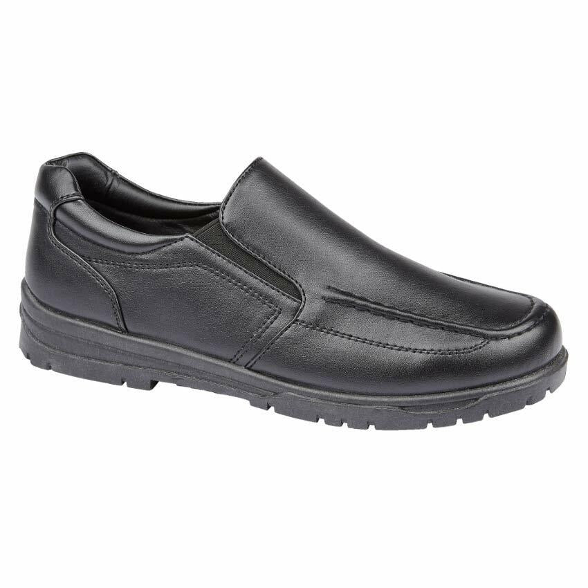 Boys Faux Leather School Shoes Kids Smart Wedding Formal Back to School Shoes