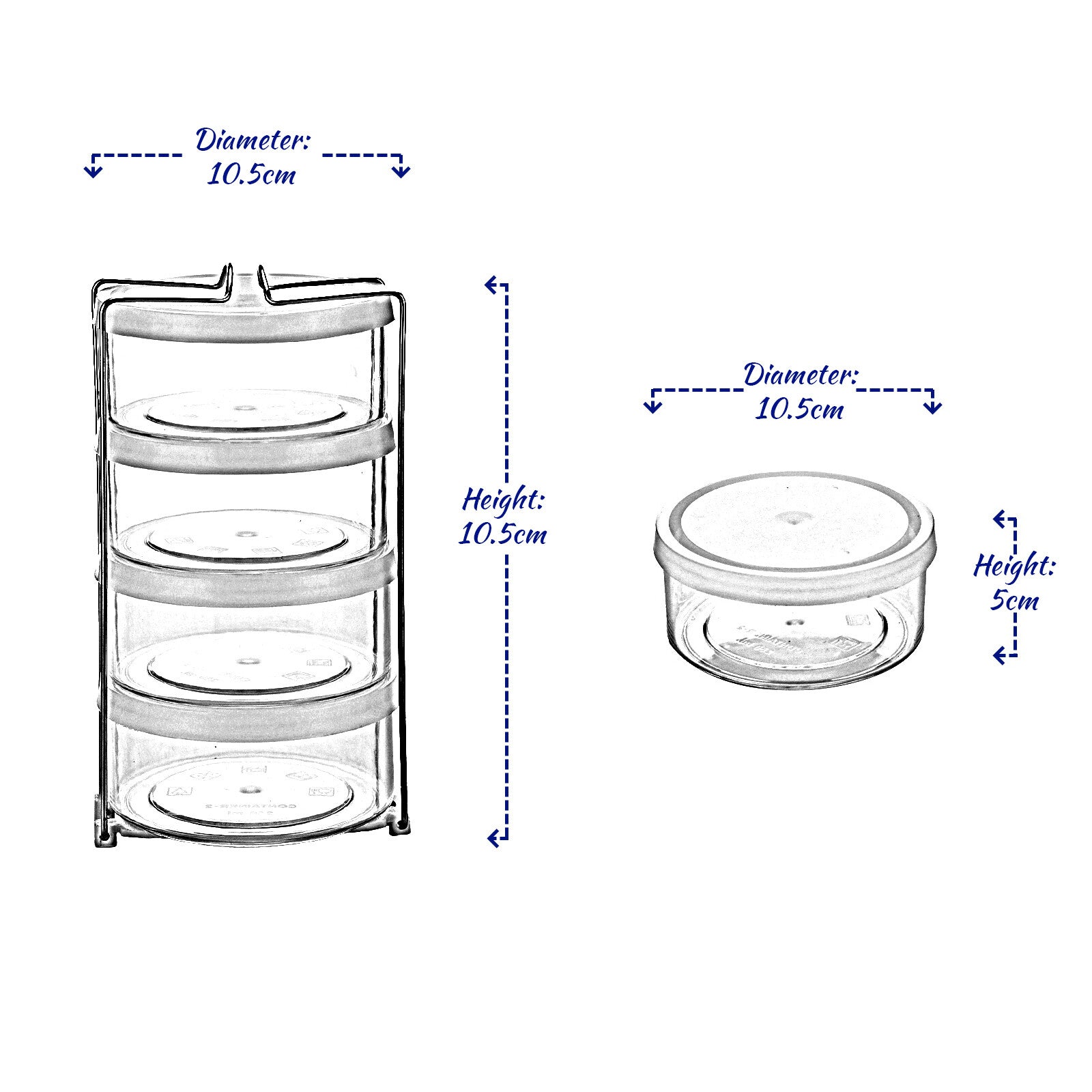 Lunch Bag Adults Children Kids Tiffin Stackable Picnic School Food Storage Box