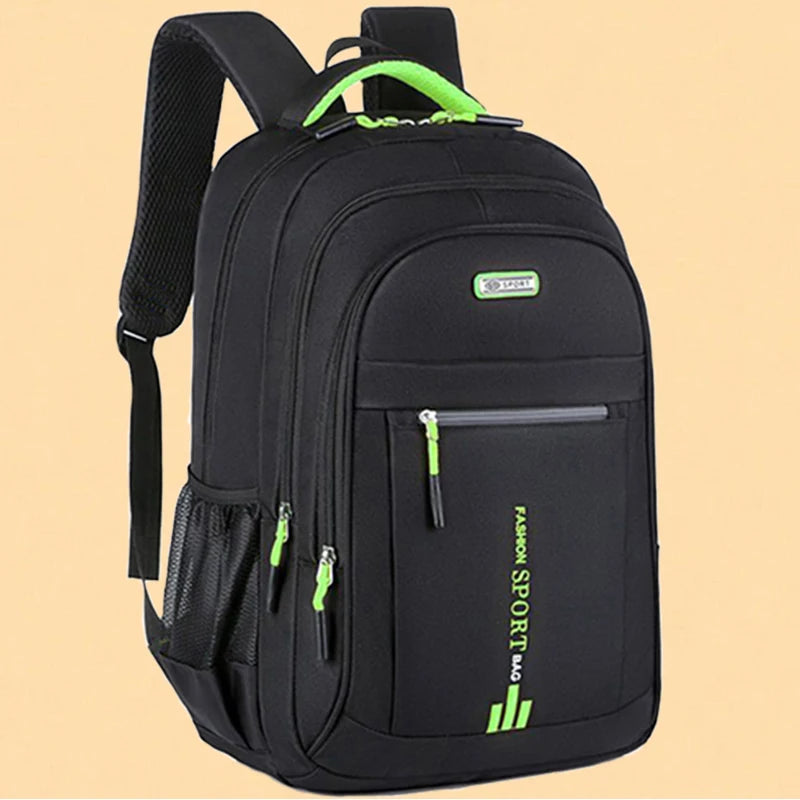 Ladies' Backpack, Female Korean Version, Trendy Large Capacity, High School, Middle School, Student Backpack, Travel Bag, Comput