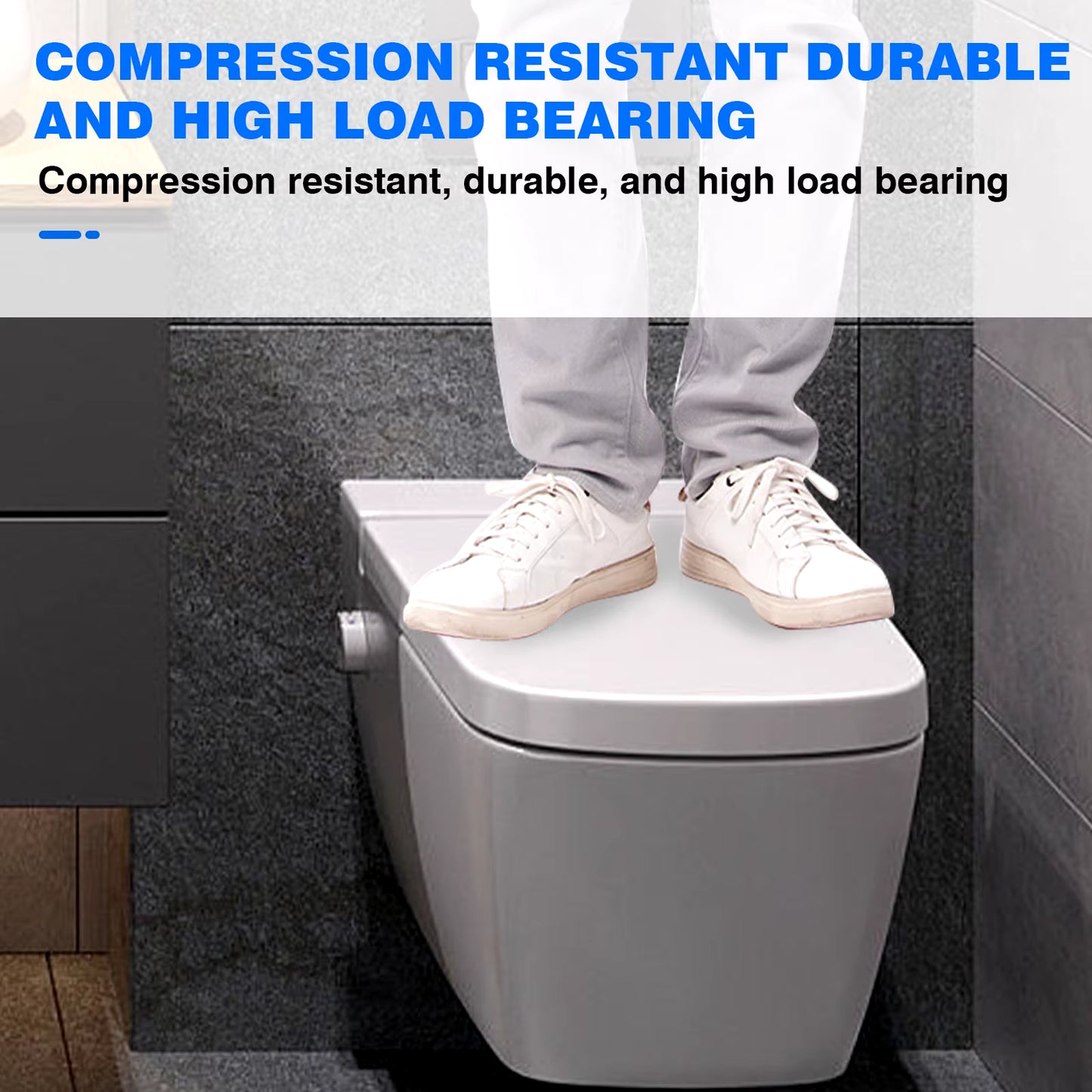 Toilet Seat, Soft Close Toilet Seats White with Quick Release, Sturdy Duroplastic Anti-Bacterial Toilet Lid WC Seats