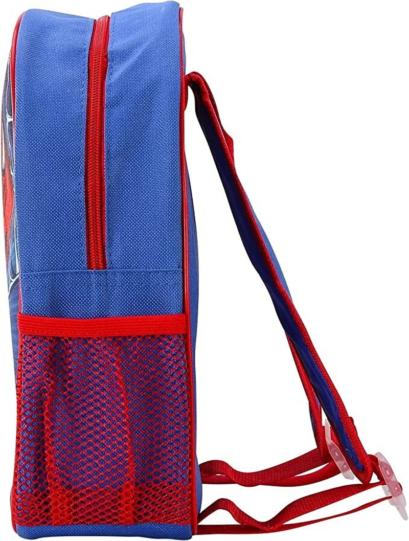 Spiderman Backpack School Bag for Kids Boys Girls Travel Blue Crawler